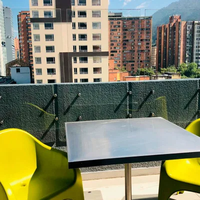 Apartaestudio tipo terraza para estudiantes en el centro de Bogotá