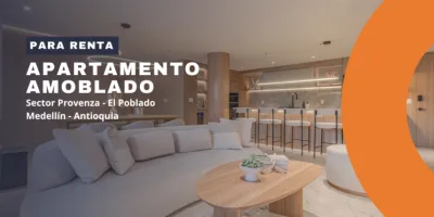 Apartamento amoblado en Provenza, El Poblado, Medellín